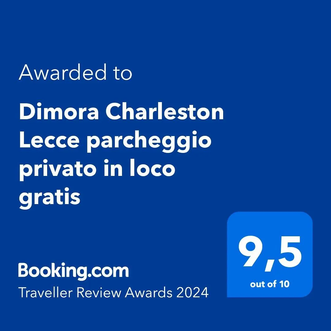 Dimora Charleston Lecce Parcheggio Privato In Loco Gratis Bed and Breakfast 2*,